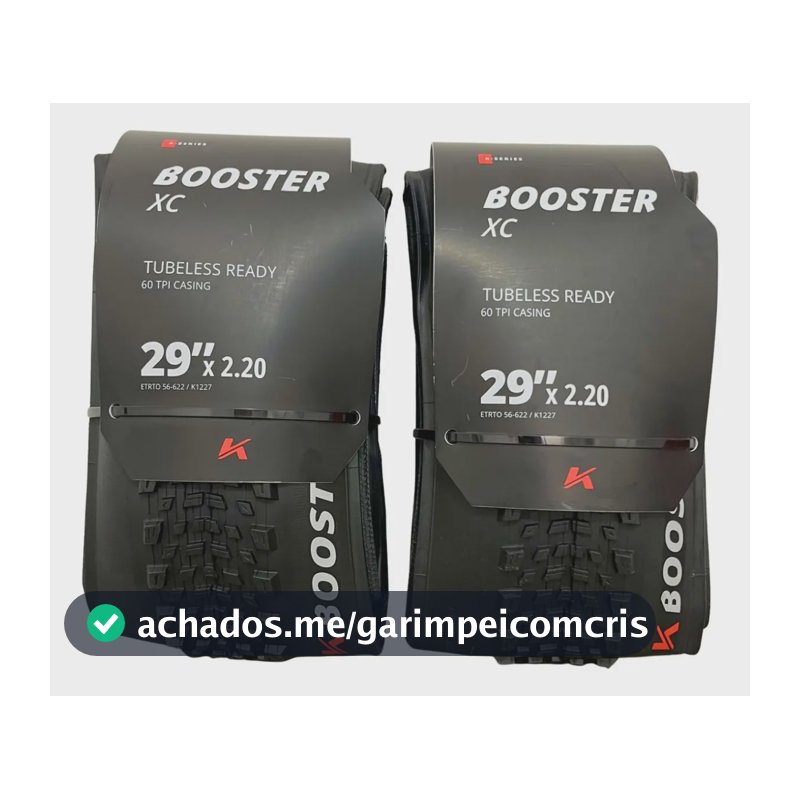 Par Pneus Bike Mtb Tubeless Kenda Booster Xc 29x2.20 60tpi Kseries