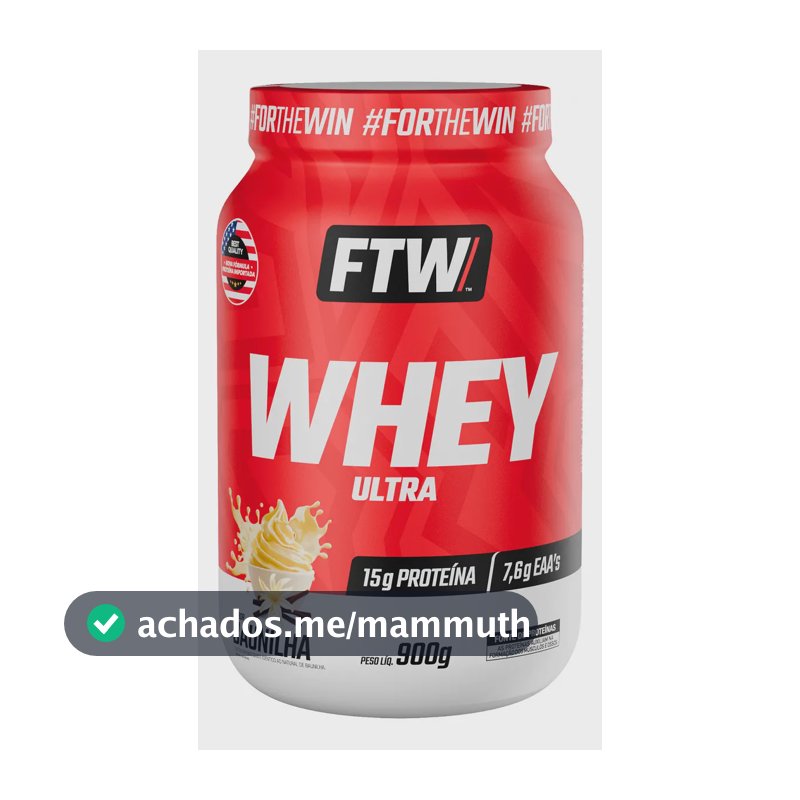 Whey protein FTW em pó sabor Baunilha x 900g