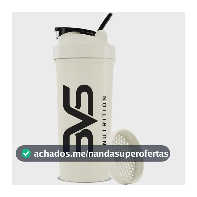 Coqueteleira / Shaker Branca - Academia 600ml - 3vs Nutrition