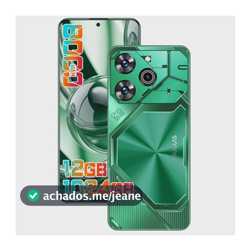 Smartphone pava6 pro 5G Celular 12GB RAM+ 1024 GB ROM, Câmera 32 Mp + 108 Mp, Processador Dimensity 9200, Bateria 8000mah