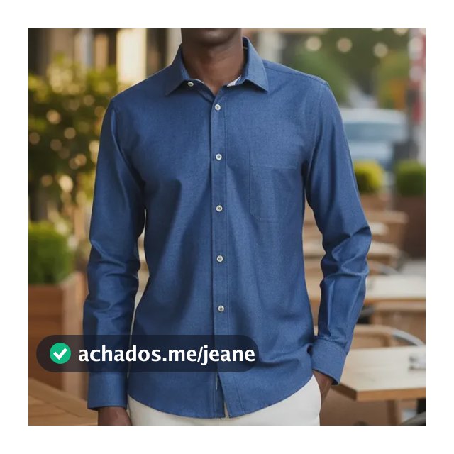 Camisa Social Super Premium Masculina Highstil Comfort