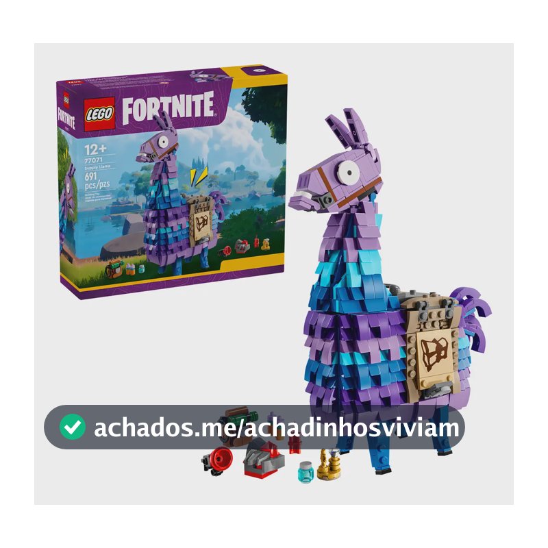 Brinquedo de Montar Fortnite 77071 Lhama 691 Peças Lego