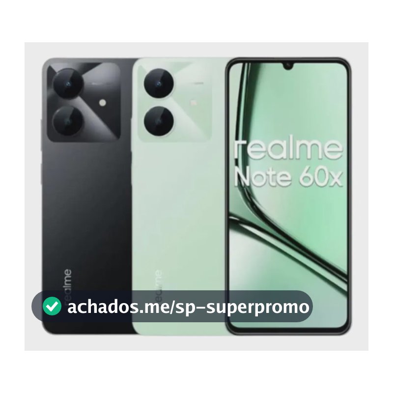 Celular Realme Note 60x 128gb 4gb Dual Chip Homologado Cor Verde-claro