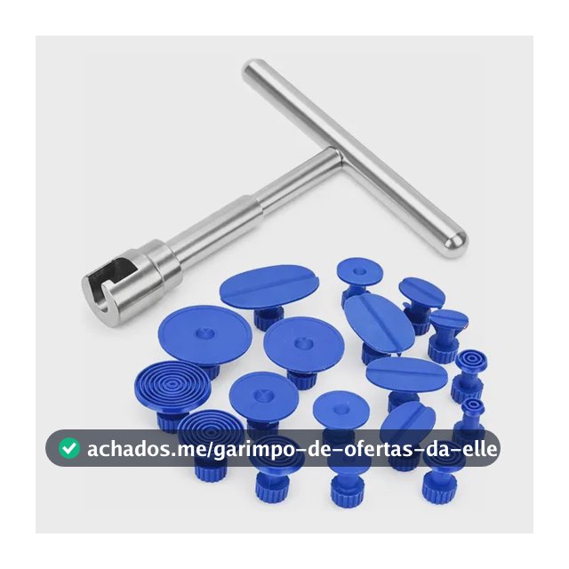 Kit Mini Repuxadeira T Para Martelinho De Ouro C/18 Ventosas
