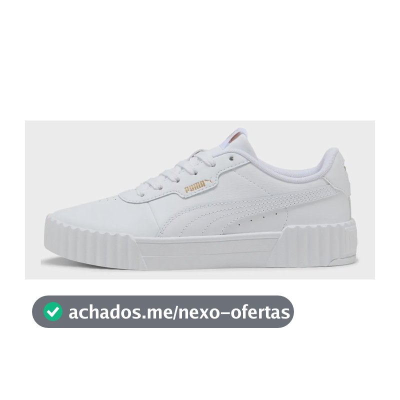 Tênis Feminino Carina 3.0 Casual Classico Original Puma Branco Liso 36