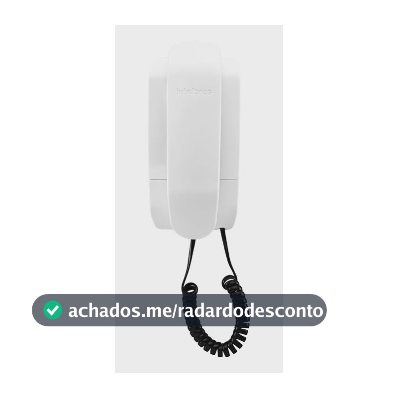 Extensão De Áudio Intelbras 1010 Ea Para Vídeo Porteiro Cor Branco