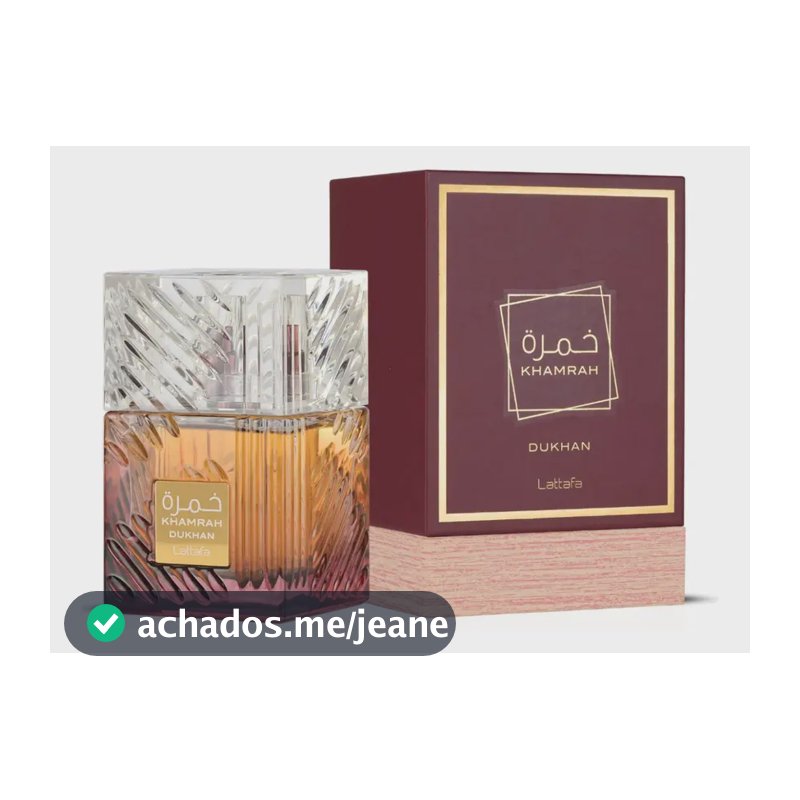 Perfume Lattafa Khamrah Dukhan Eau De Parfum 100 Ml