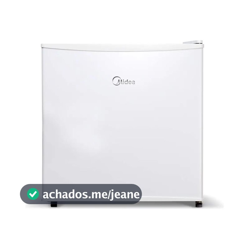 Frigobar 45 Litros Inverter 1 Porta Degelo Manual MDRD086FGD013 Branco Bivolt Midea