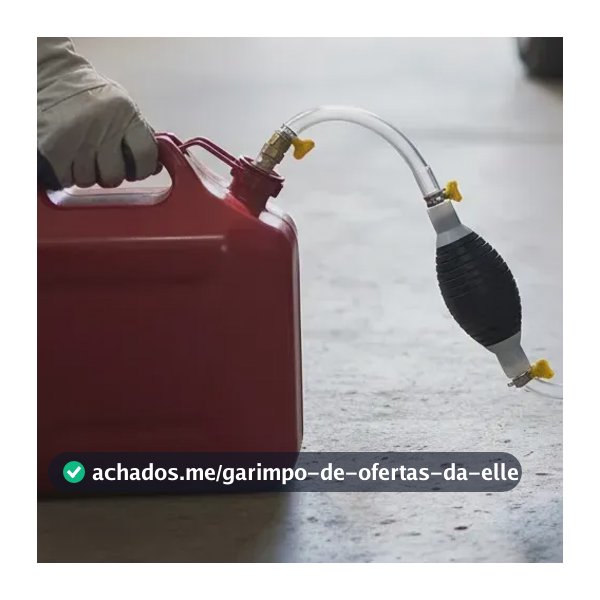 Bomba Manual Sucção Óleo Etanol Água Gasolina