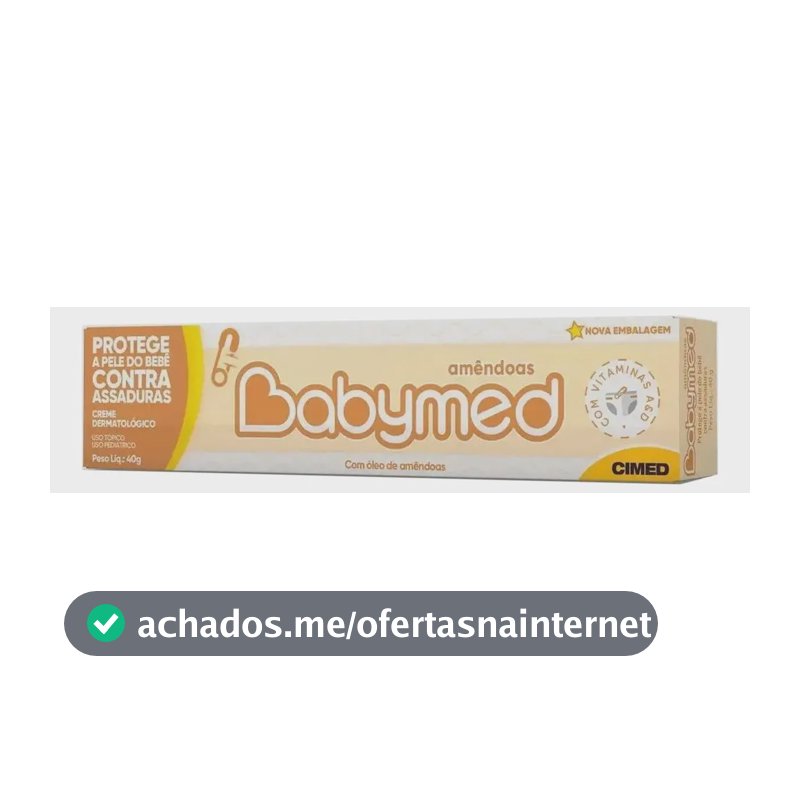 Pomada Para Assadura Babymed Amêndoas 40g - Cimed