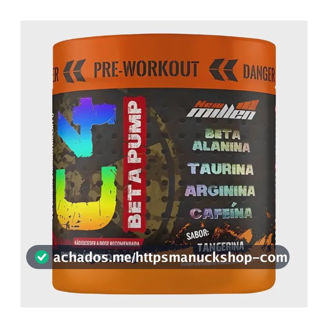 Pré Treino C4 Beta Pump 225g New Millen Eleito 4x Melhor Br