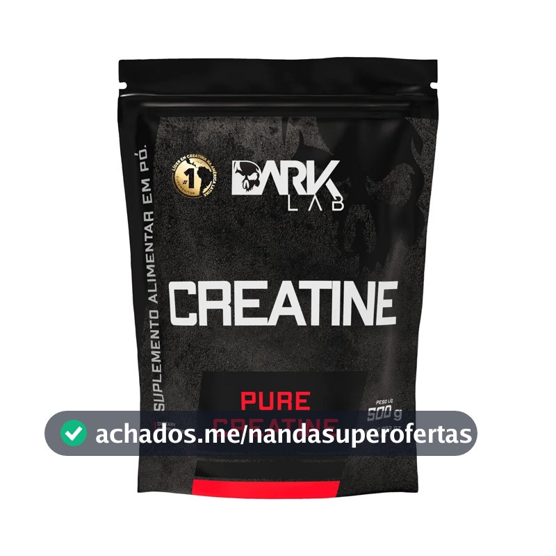 Creatina Dark Lab Premium Pure em pó Sem sabor x 500g