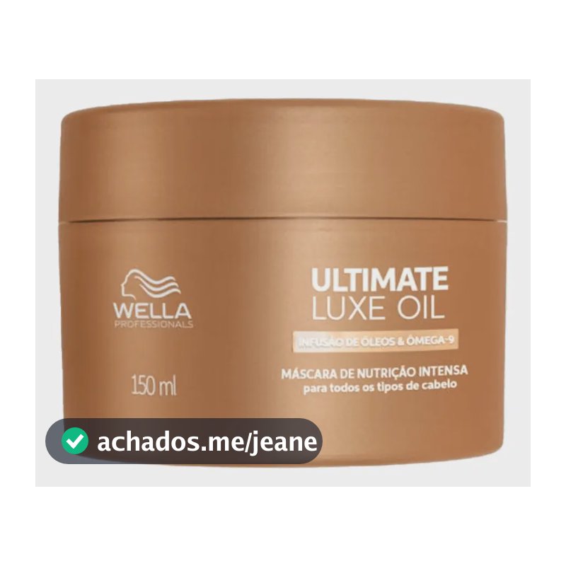 Wella Professionals Ultimate Luxe Oil - Máscara Capilar 150m