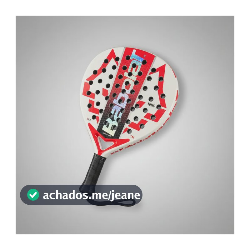 Raquete De Padel Babolat Technical Viper 2025 Juan Lebron Branca E Vermelha