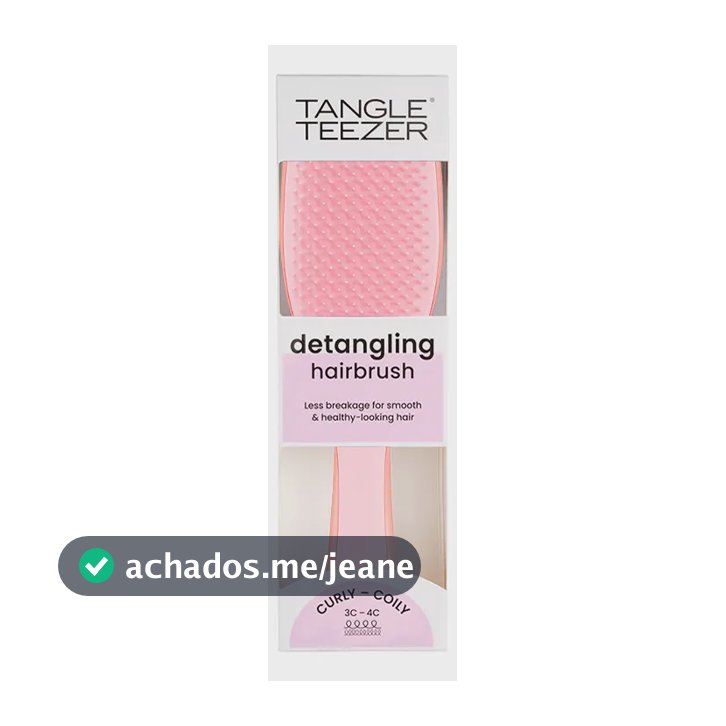 Escova The Ultimate Detangler Naturally Curly Mango Rosa Tangle Teezer