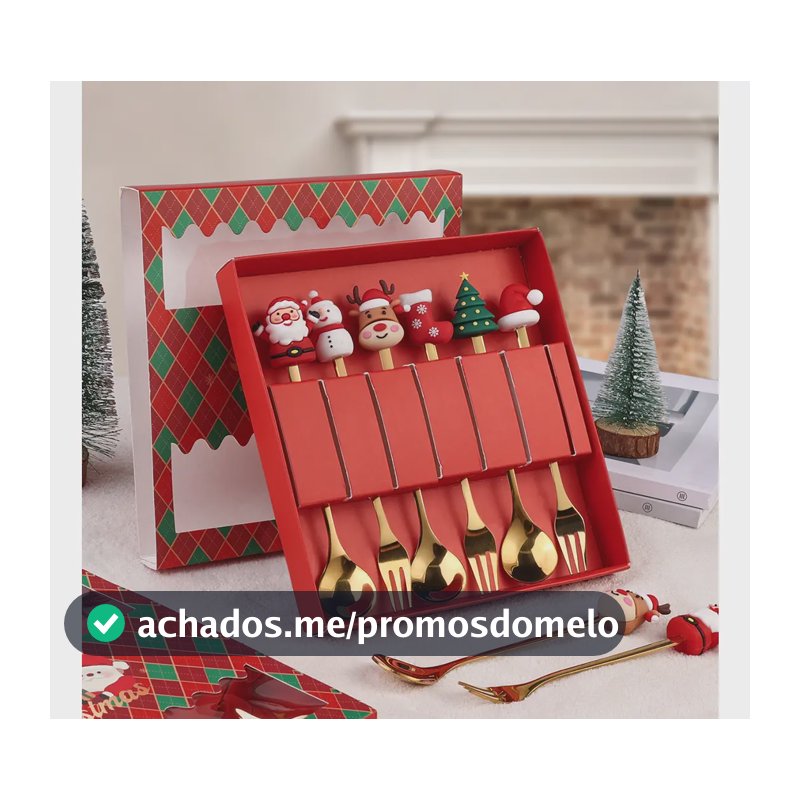Cena De Café Caseiro Durável De Colher De Natal De Desenho A