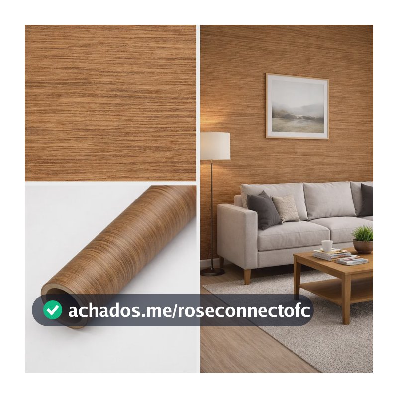 Papel De Parede Madeira Carvalho Escuro Autocolante Lavável Marrom-escuro