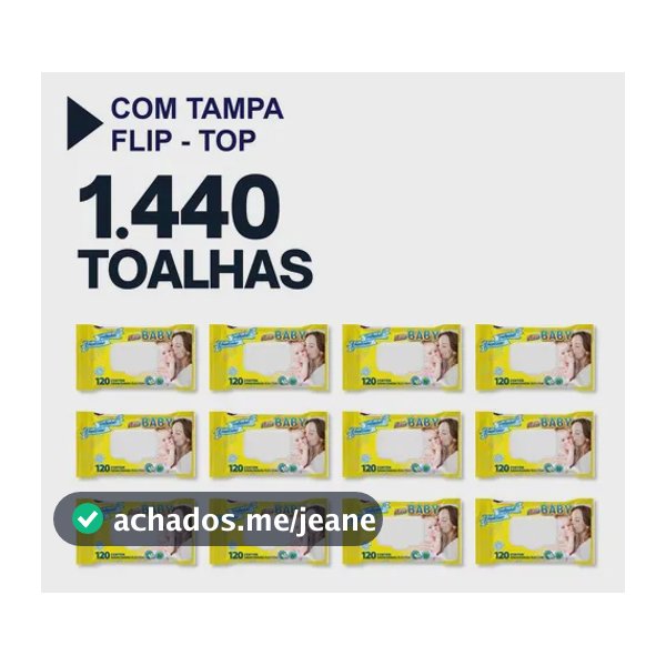 Kit 1440 Toalhinhas Umedecidas Use It Lenços Atacado