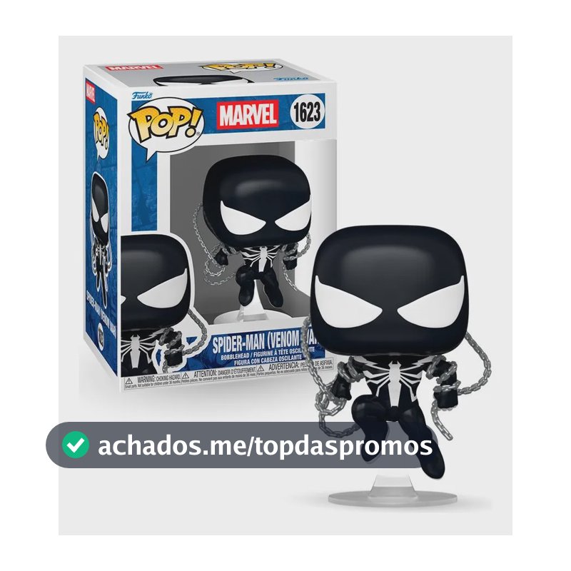 Boneco Funko Pop! Venom Homem-aranha Simbionte Com Correntes