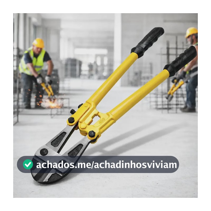 Alicate Tesoura Corta Vergalhão Ferro Grande Corte Cadeados