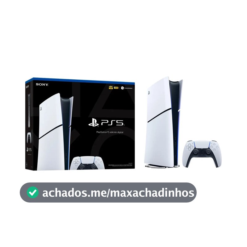 PlayStation 5 Edição Digital 825 GB Slim CFI 2114B Novo Lacrado