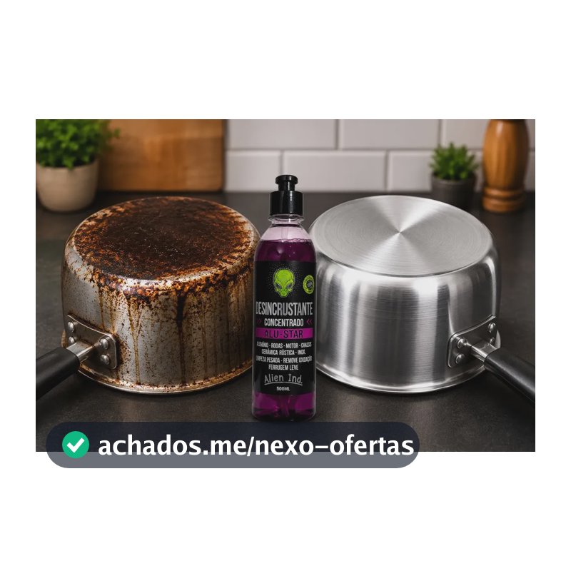 Desincrustante P/ Ferrugem Gordura Alu-star 500ml Alien Ind.