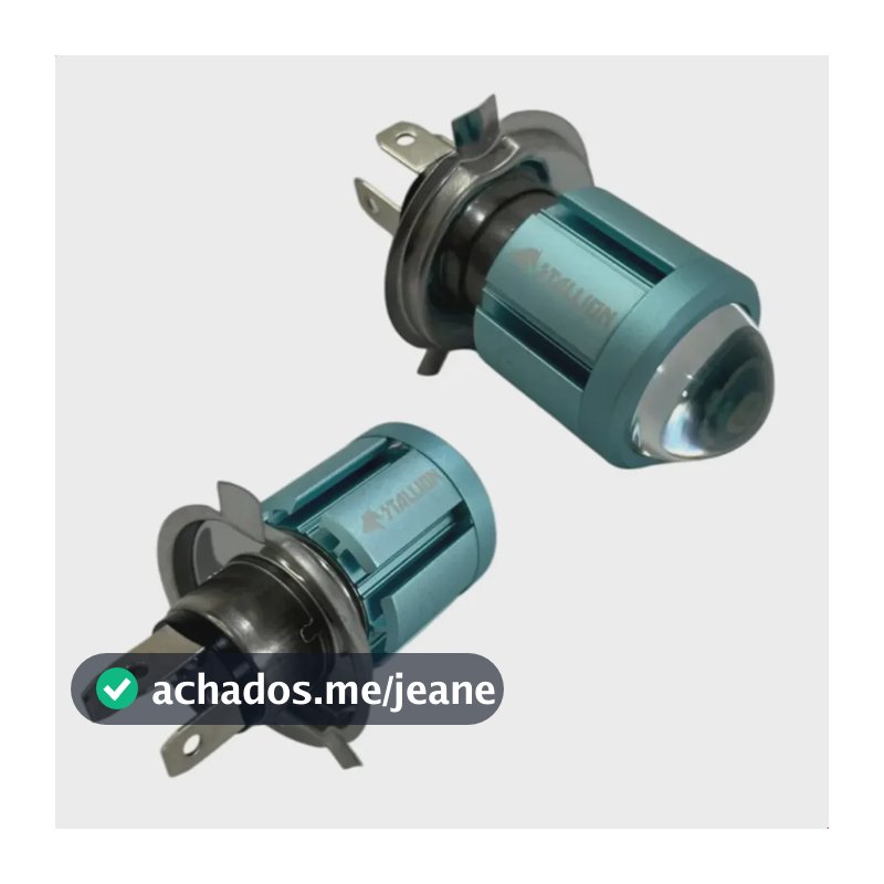Kit 2 Lampadas Led H4 Super Branca Bombillo Moto Carro Vans H4 Super Branca
