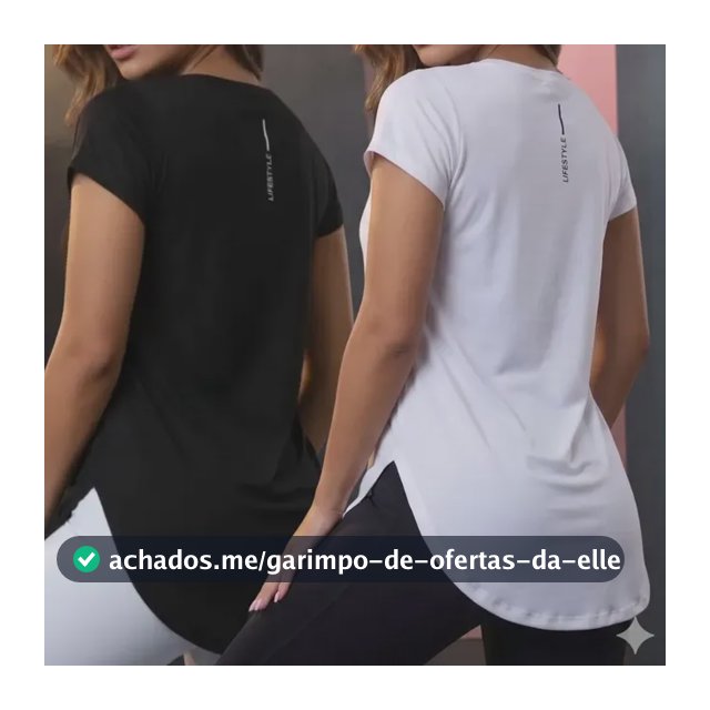 Kit 2 Blusa Academia Feminina Life Style