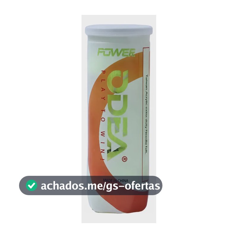 Tubo De Bolas De Tenis Odea Power De 3 Bolas Amarelo