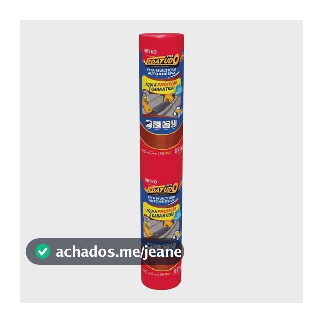 Dryko Manta Asfáltica Autoadesiva Telhado 90cm 10m Cor Terracota