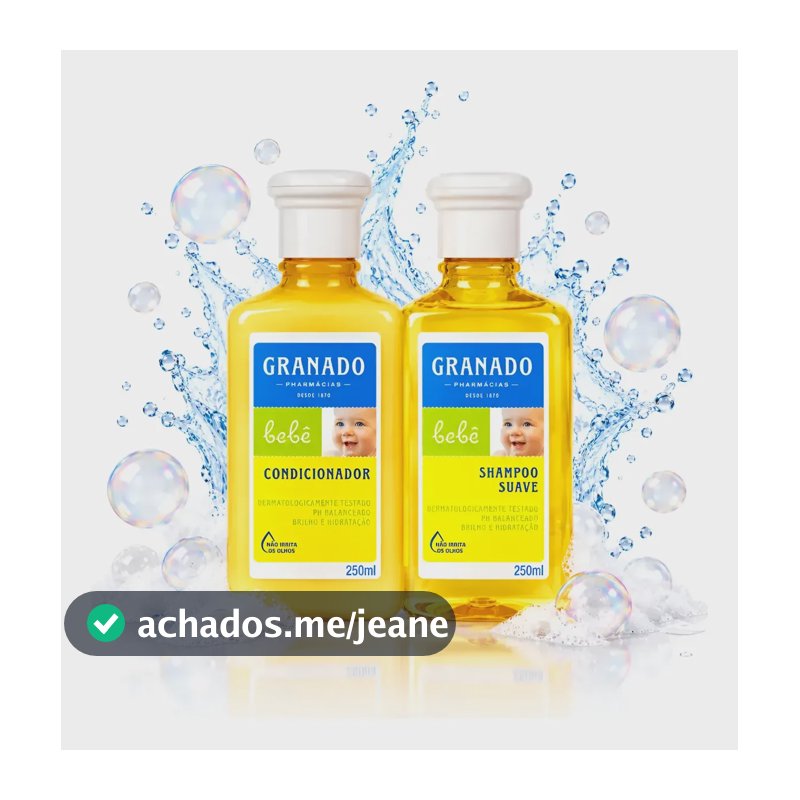 Kit Shampoo Condicionador Granado Bebe Tradicional 250ml