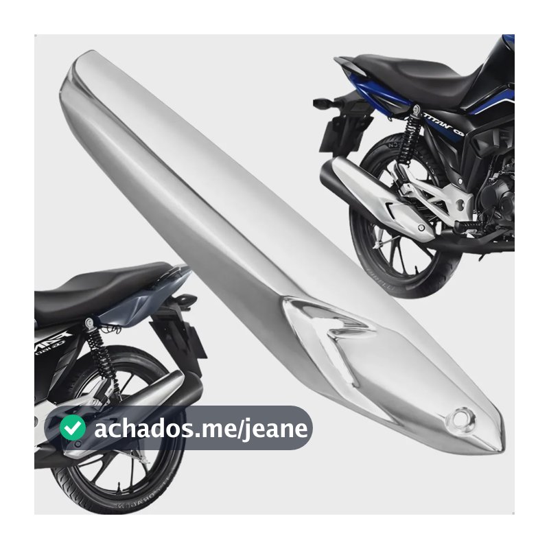 Protetor Escapamento Titan 160 2016 A 2024 Fan Start Cargo