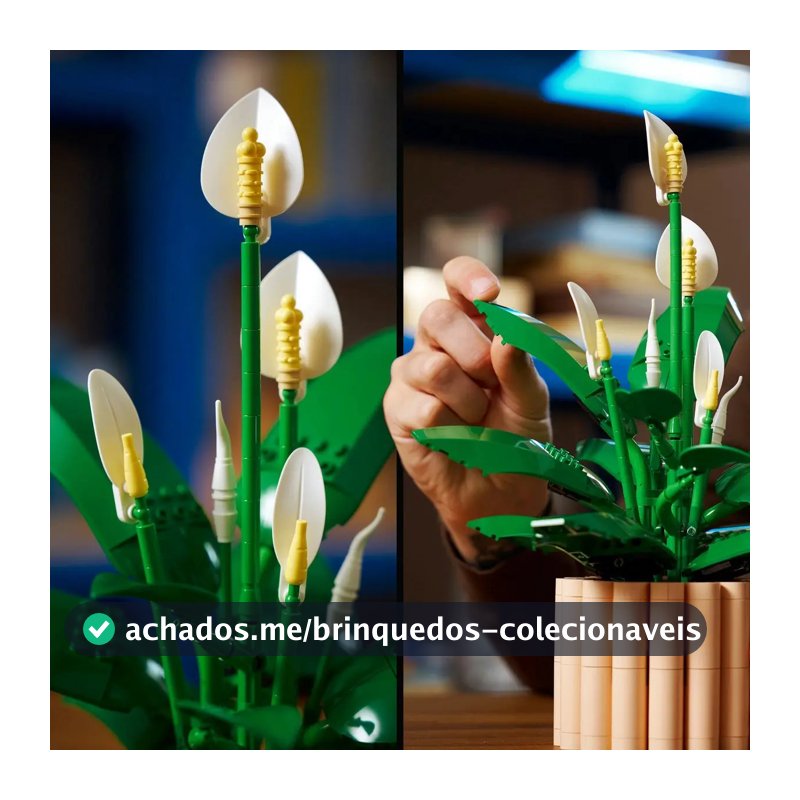 Enfeite de flores de lírio da paz LEGO® Botanicals 11504
