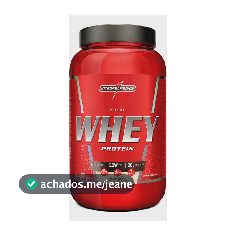 Nutri Whey Protein Baunilha Pote 900g Integralmédica