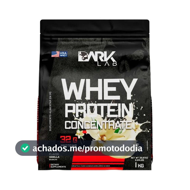 Whey Protein Concentrado 1kg Dark Lab Sabor Baunilha