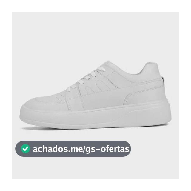 Tenis Plataforma Druon Branco (+6cm De Altura)