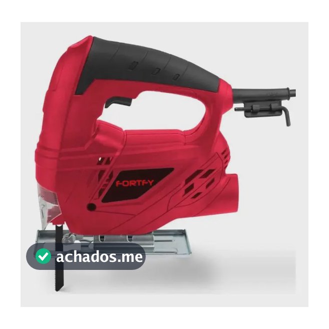 Serra Tico-Tico Elétrica FortFy 500W para Madeira e Plástico com Sistema de Bloqueio
