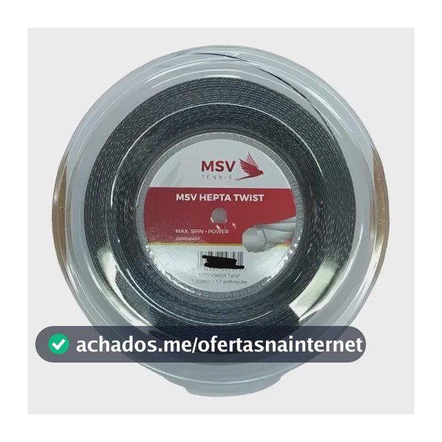 Msv Hepta Twist - 200m (1.15-1.30mm) Cordas De Raquete