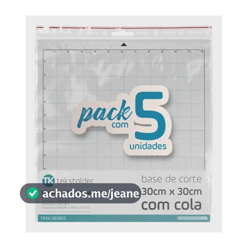 Base de Corte Tekstolder Silhouette Cameo 30x30 Adesiva 5 Peças