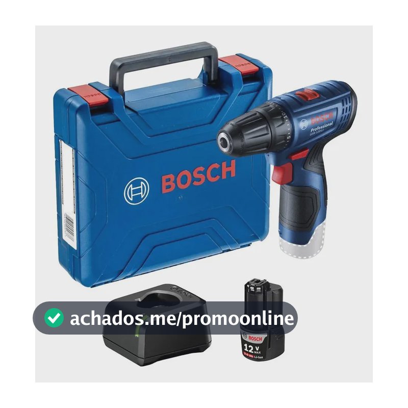 Parafusadeira E Furadeira 3/8 A Bateria Bosch Gsr 120-li