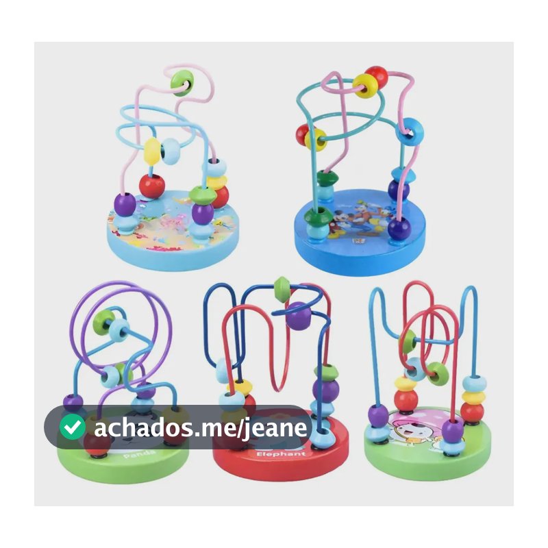 Brinquedo Aramado Divertido Método Montessori Pequeno Cor Colorido