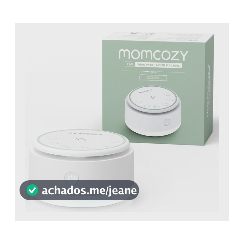 Máquina de som Momcozy para bebês adultos, design de labirinto de ruído branco