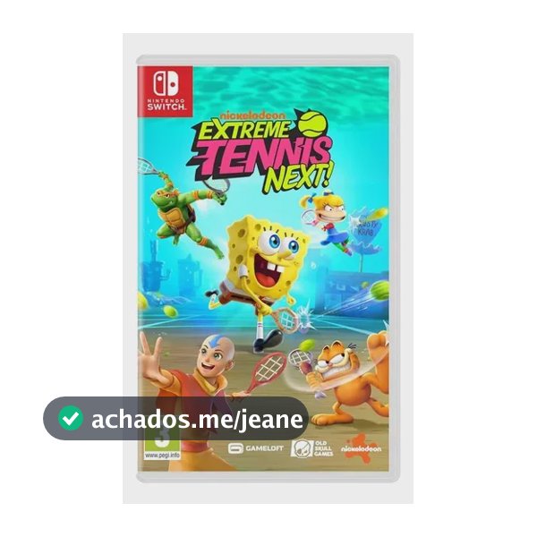 Nickelodeon Extreme Tennis Next! Switch Físico Novo Europeu