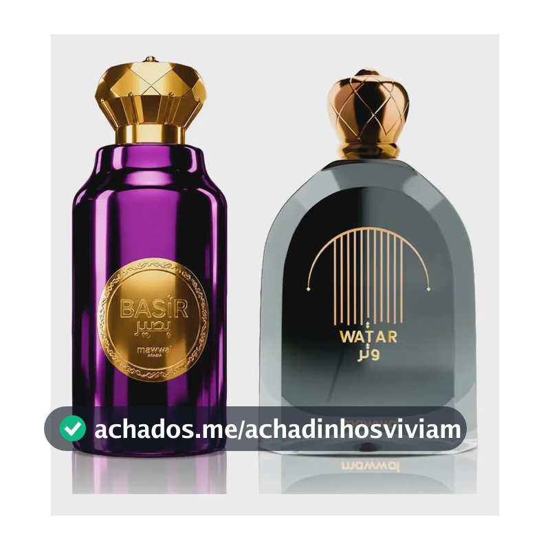 Perfume Basir Feminino 100ml & Watar Feminino 100ml Edp