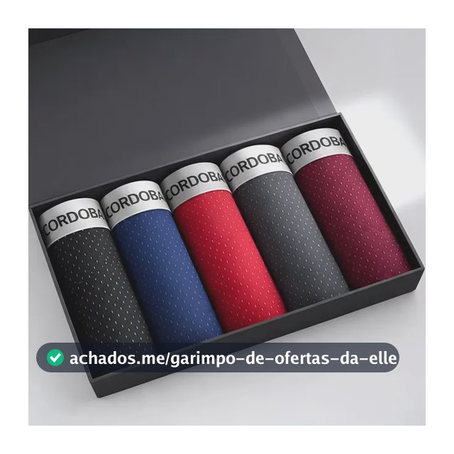 Kit 5 Cuecas Masculinas Dry Fit Lisas Variadas Microfibra