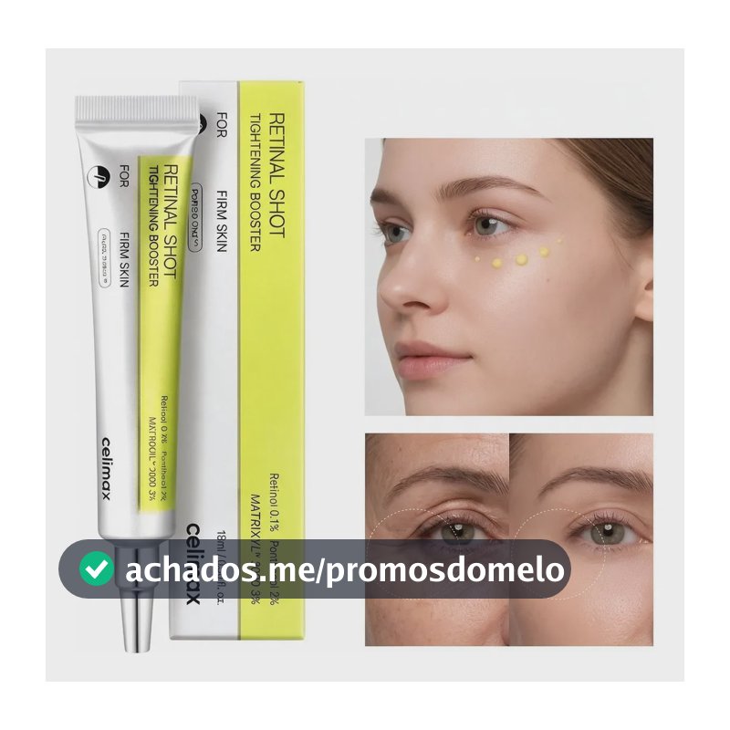 Celimax Retinal Shot Reafirmant Coreano Anti Sinais Flacidez Todo Tipo De Pele Dia/noite