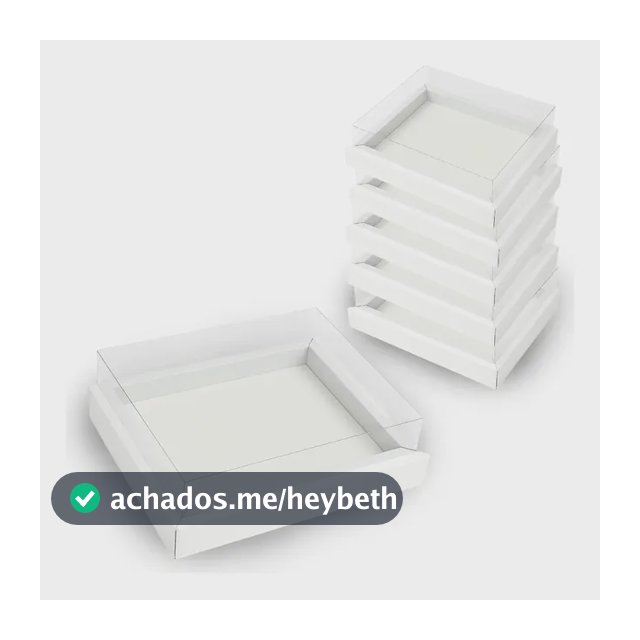 Caixa Para Presente Vitrine P 14x18x06 Kits Doces - 10 Unid