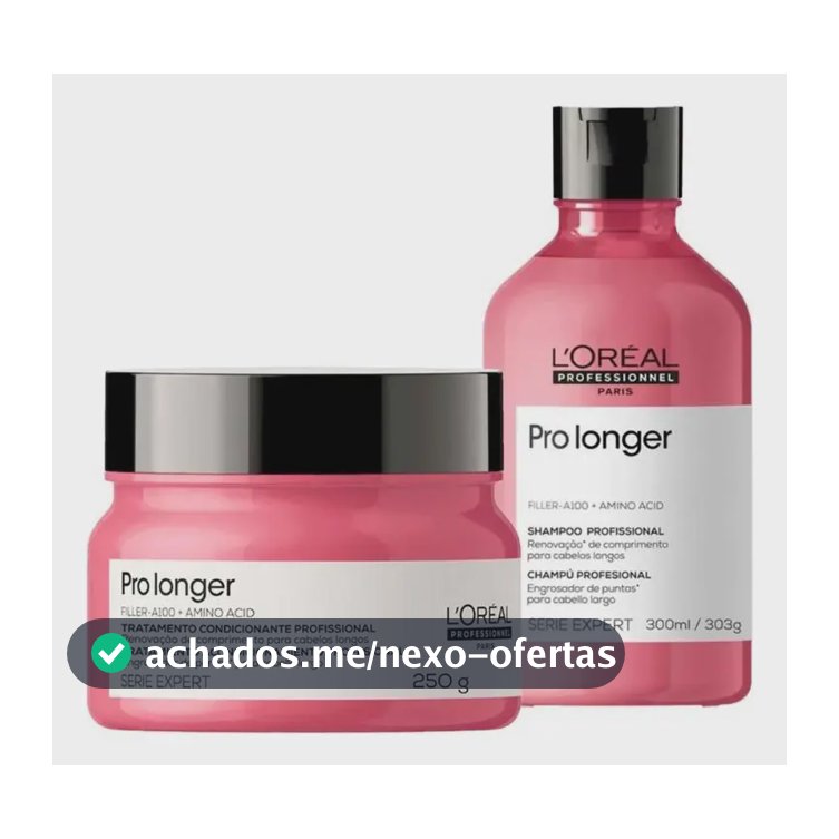 Kit Shampoo L'Oréal Professionnel Pro Longer + Máscara Capilar L'Oréal Professionnel Resveratrol Vitamino Color