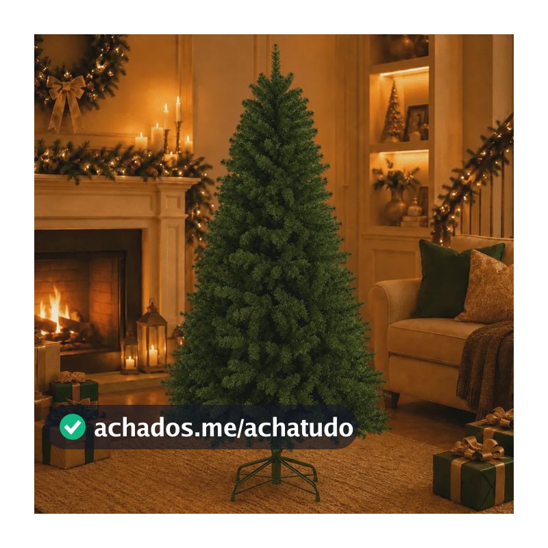 Árvore De Natal Verde Luxo 150 500 Galho - Pé De Ferro DEKASA