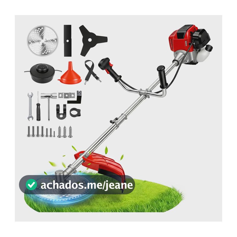 Roçadeira Lateral A Gasolina  4 Tempos 4 Em 1 52cc  10000rpm